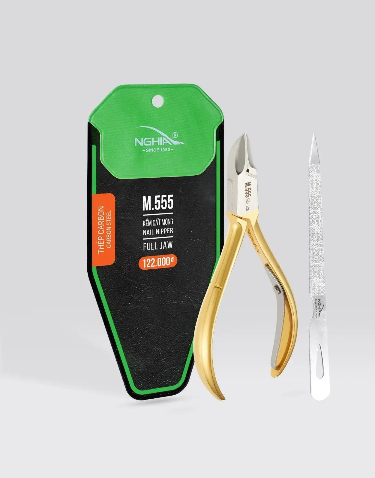 NGHIA Stainless Steel Acrylic / Nail Nipper M555 - TTT Nails Supply