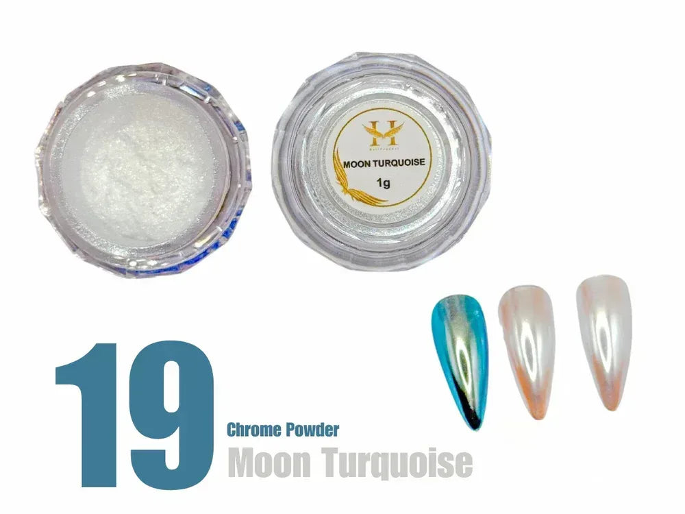 HANG Chrome Powder - #19 Moon Turquoise 1g - TTT Nails Supply