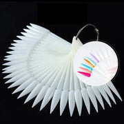 Nail Display White Point Ring 48pcs