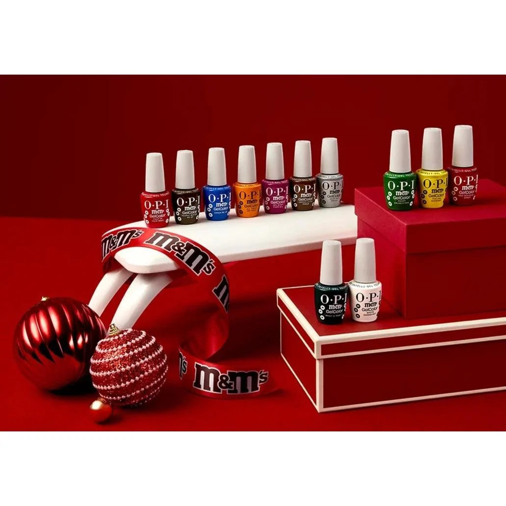 OPI x M&M's Holiday - Winter 2026 Collection, 12 Colors Gel 0.5 oz