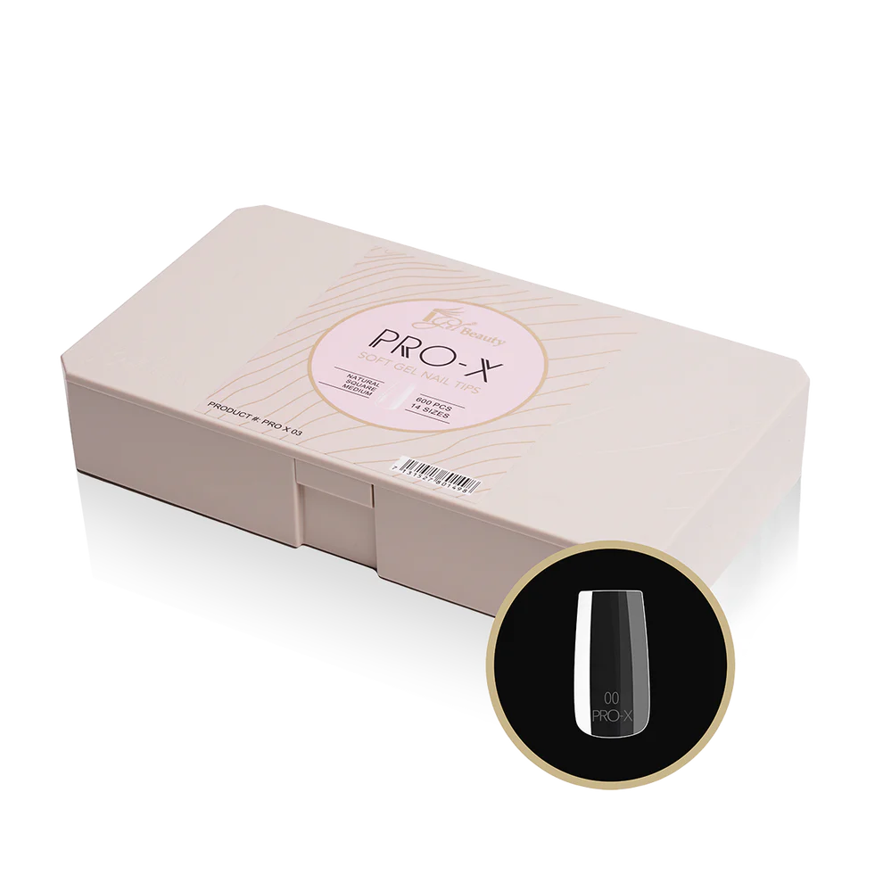 Igel PRO-X Soft Gel Nail Tips 03 - Natural Square Medium