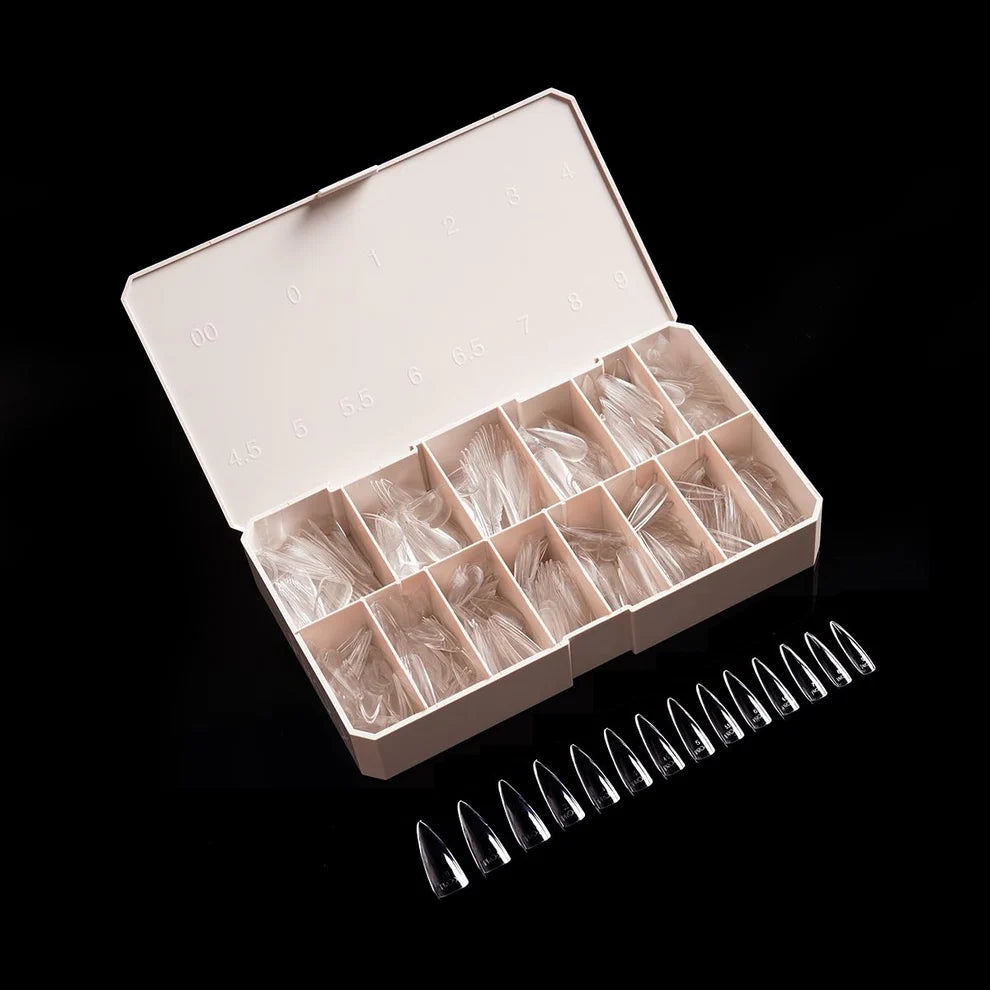Igel PRO-X Soft Gel Nail Tips 09 - Natural Stiletto Long