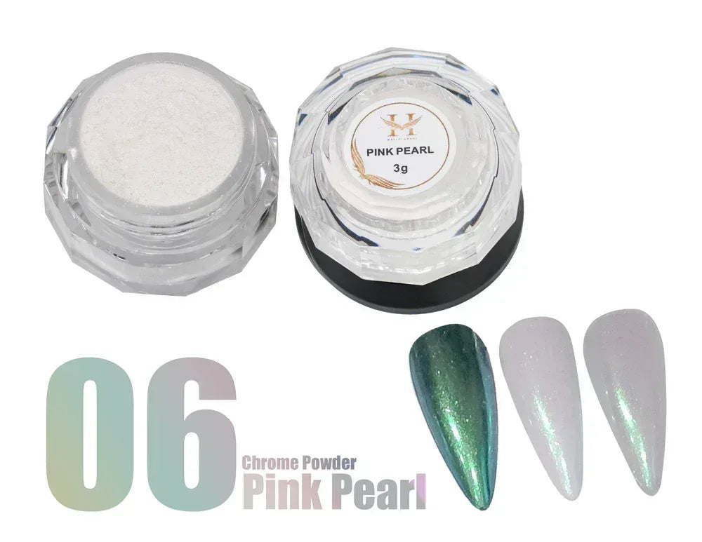 HANG Chrome Powder - #06 Pink Pearl Chrome 3g - TTT Nails Supply