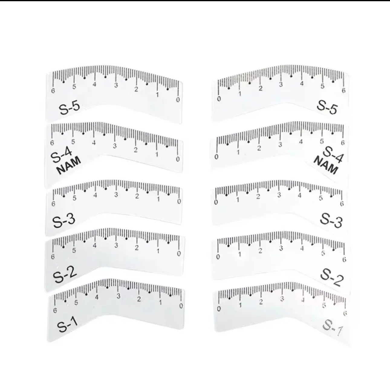 Pro Brows Rulers - Set of 5 Reusable