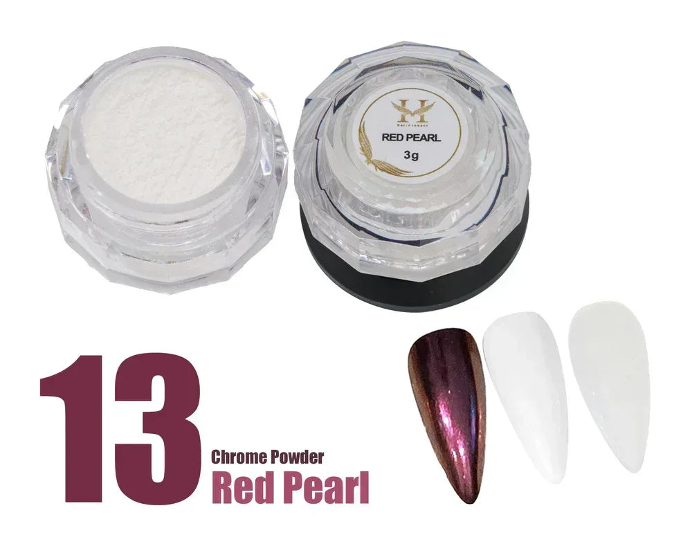 HANG Chrome Powder - #13 Red Pearl 3g - TTT Nails Supply
