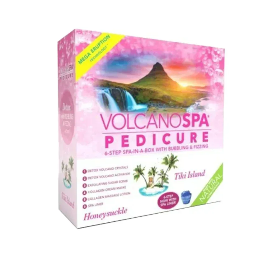 La Palm Volcano Spa Pedicure 6-Step - Tiki Island: Honeysuckle (Case 36pcs) - TTT Nails Supply