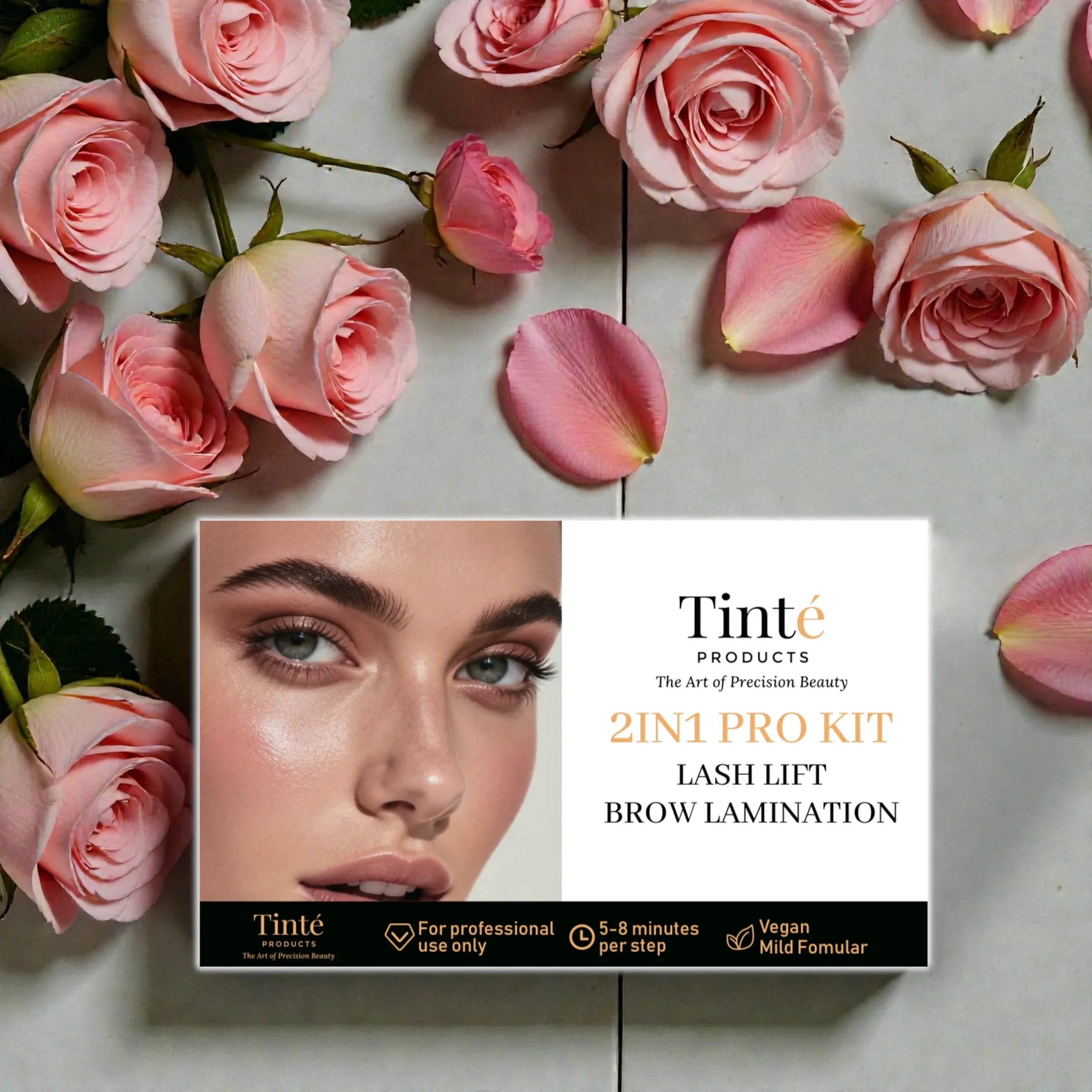 Tinté 2in1 LASH & BROW KIT- Fast Setting Time