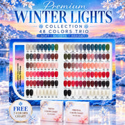 HANG Premium WINTER LIGHTS Collection - 48 Duo Gel Polish Matching Colors (#145-#192)