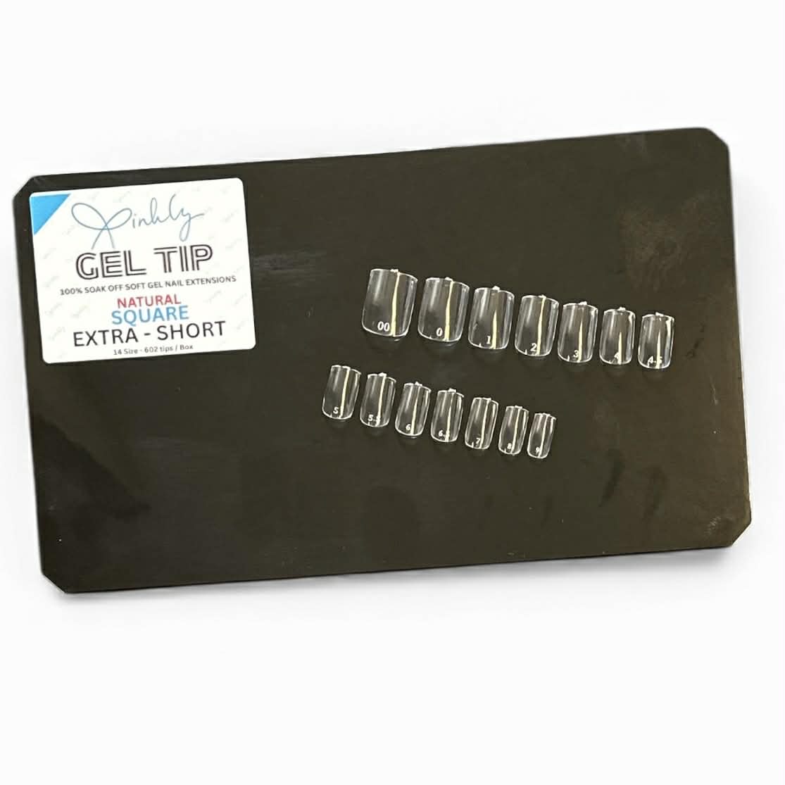Xinhly Natural Square Soft Gel Tips - XS