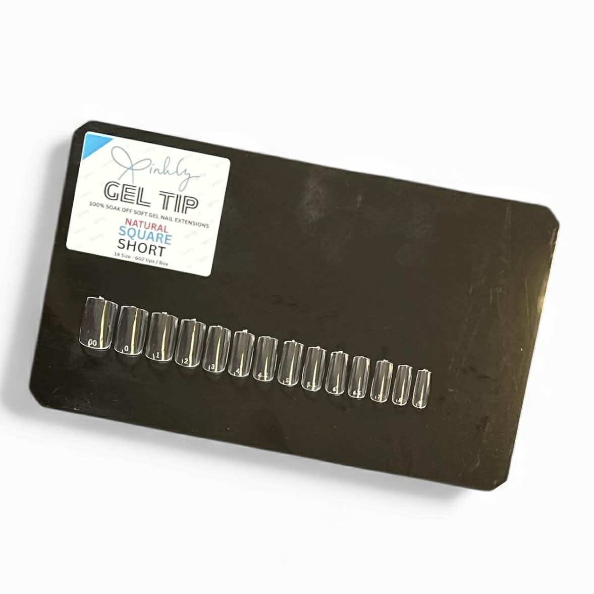 Xinhly Natural Square Soft Gel Tips - S