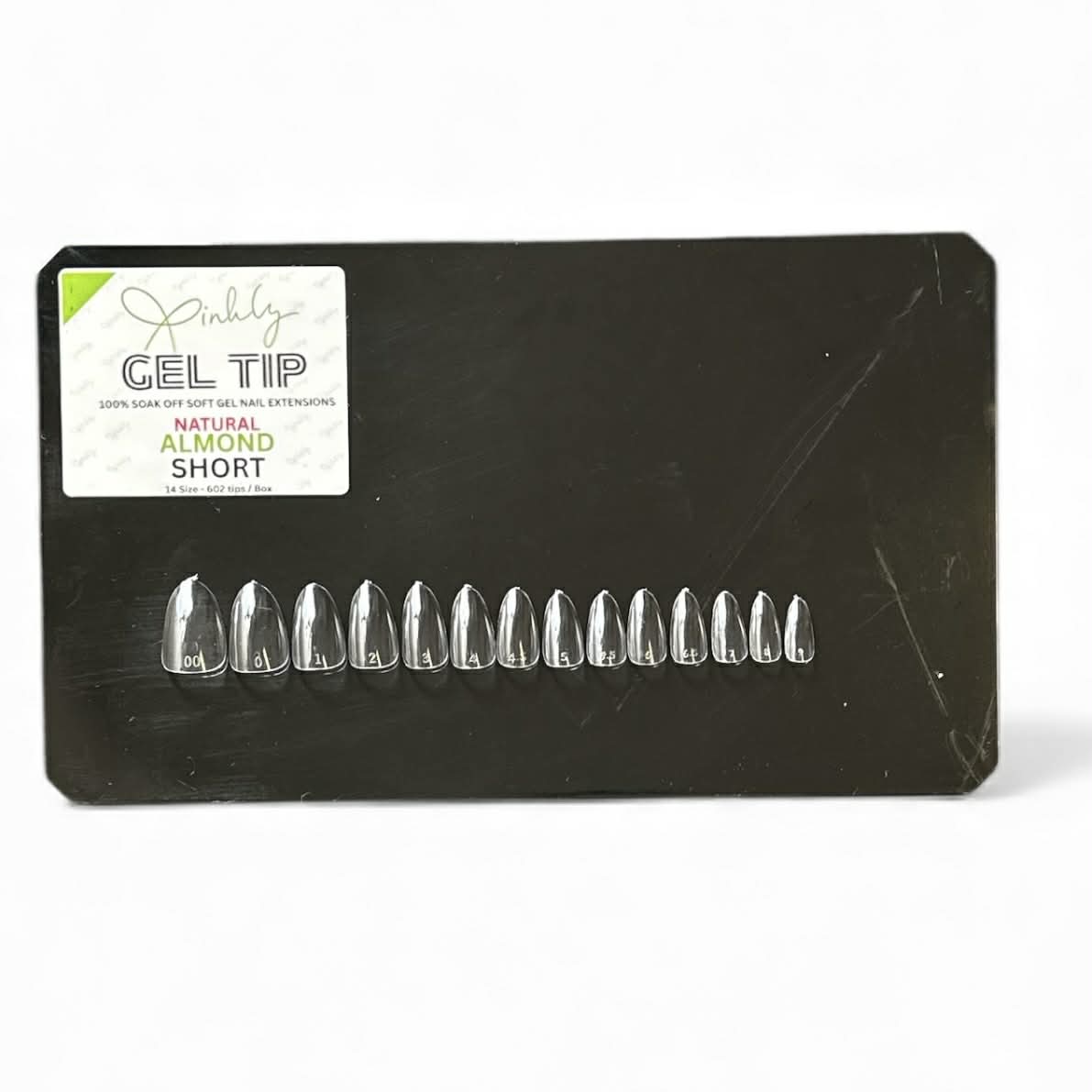 Xinhly Natural Almond Soft Gel Tips - S