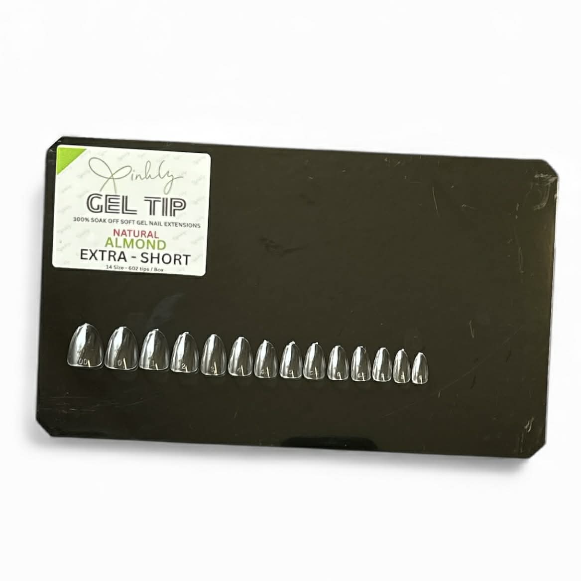 Xinhly Natural Almond Soft Gel Tips - XS