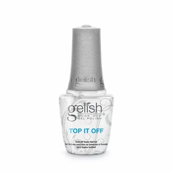 Gelish HARMONY - Top It Off Soak-Off Sealer Gel Top Coat 0.5oz (15ml) - TTT Nails Supply