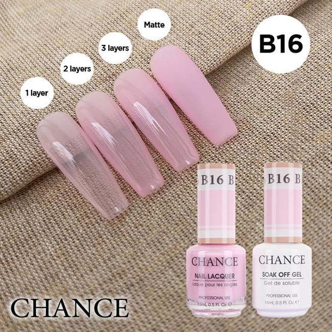 Cre8tion CHANCE Matching Duo Gel Polish 0.5oz - Bare Collection - B16 - TTT Nails Supply