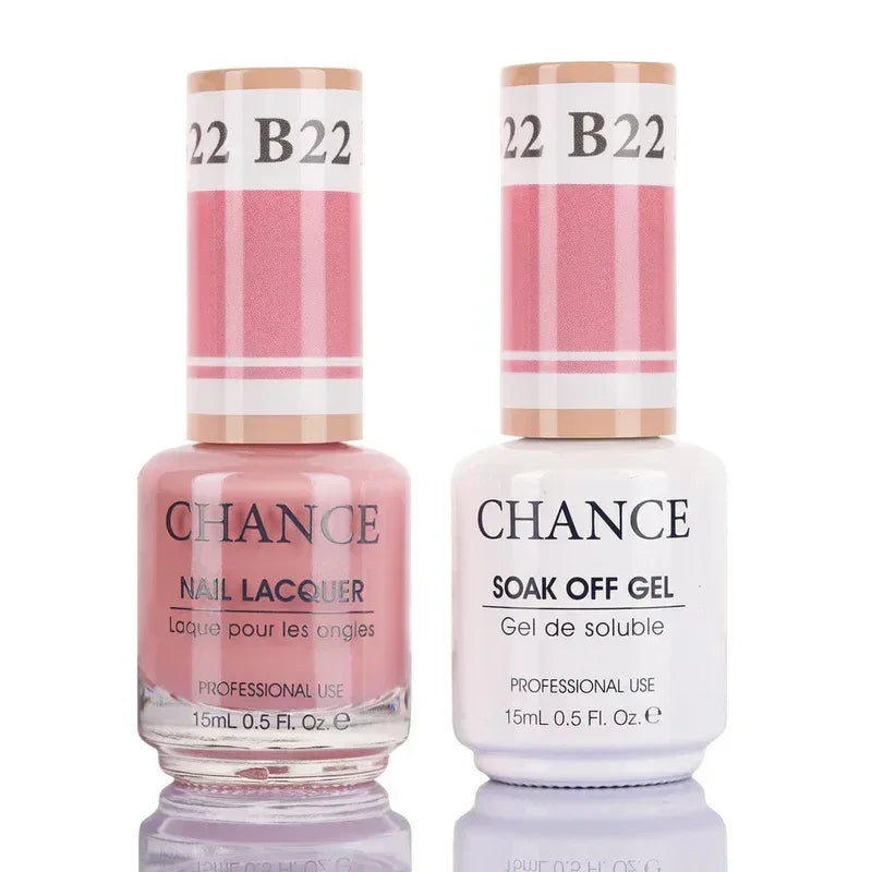 Cre8tion CHANCE Matching Duo Gel Polish 0.5oz - Bare Collection - B22 - TTT Nails Supply