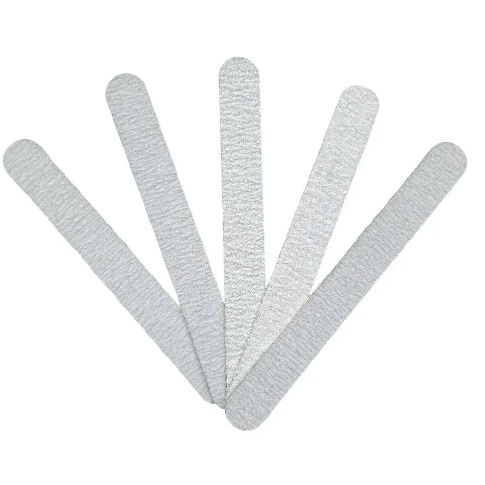 Nail Files - Mini Manicure Zebra 5" - Wood 100/100 - 50ct/pack - TTT Nails Supply