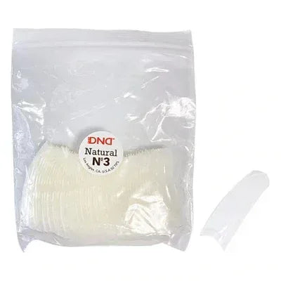DND Natural Tips - #3 (50pcs/bag) - TTT Nails Supply