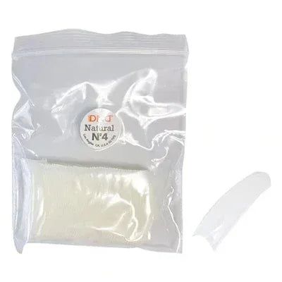 DND Natural Tips - #4 (50pcs/bag) - TTT Nails Supply