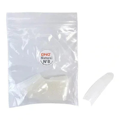 DND Natural Tips - #8 (50pcs/bag) - TTT Nails Supply