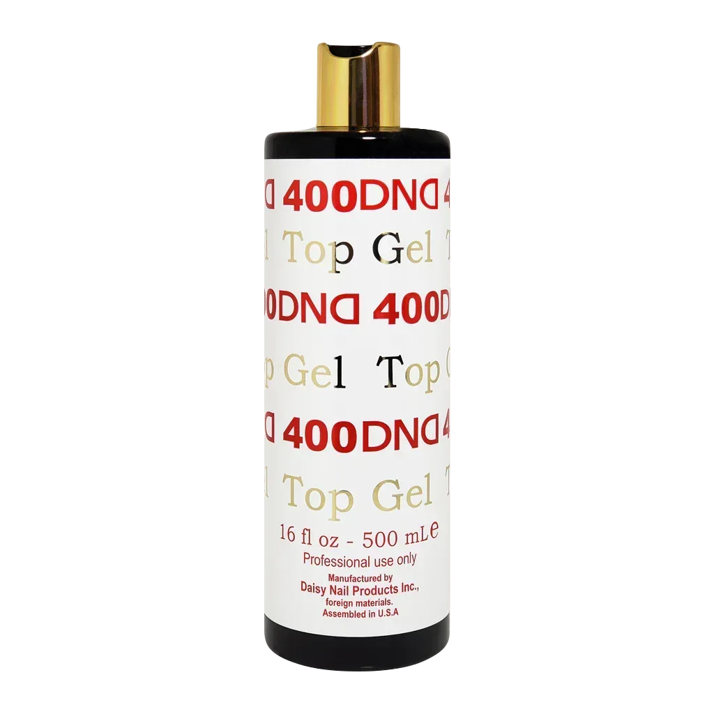 DND #400 Gel Top Coat 16oz - TTT Nails Supply
