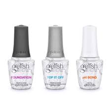 Gelish Terrific Trio Essentials Collection Soak Off Gel Nail Polish Kit - 15 mL