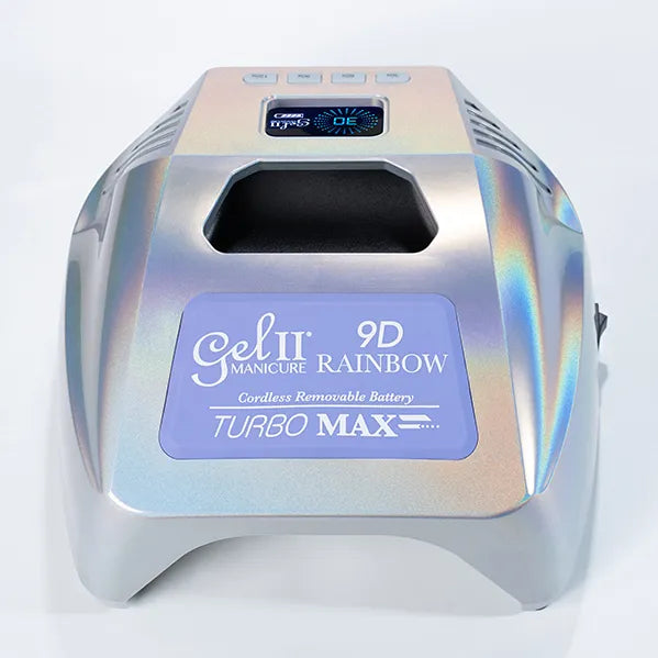 Gel II Cordless Rechargeable Lamp - 9D Rainbow TurboMax Lamp