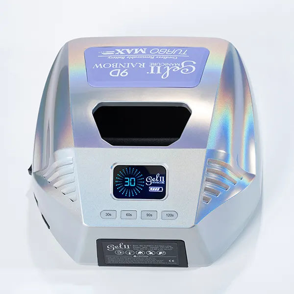 Gel II Cordless Rechargeable Lamp - 9D Rainbow TurboMax Lamp