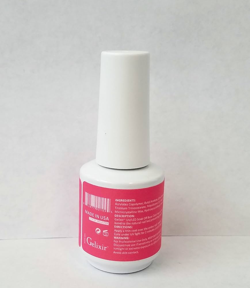 Gelixir - Soak Off Base Coat 0.5oz