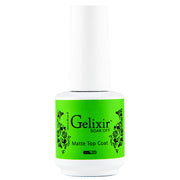 Gelixir - Soak Off Matte Top Coat 0.5oz