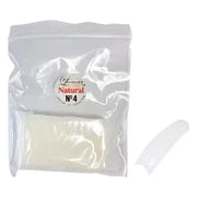 LAMOUR Natural Tips - #4 (50pcs/bag) - TTT Nails Supply