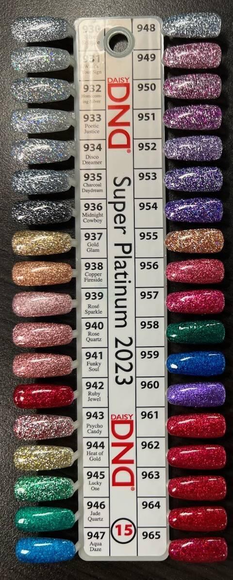 DND Swatch #15 - Super Platinum Collection 36 colors (#930 - #965) - TTT Nails Supply