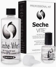 Seche Vite Dry Fast Top Coat Professional Refill Kit - 4oz & 0.5oz